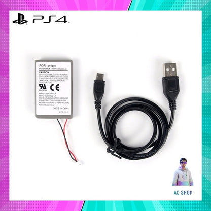 แบตเตอรี่จอย PS4 Gen1, Gen2 พร้อมสายชาร์ท USB และแบบเพิ่มความจุ จัดส่งภายใน 24 ชั่วโมง