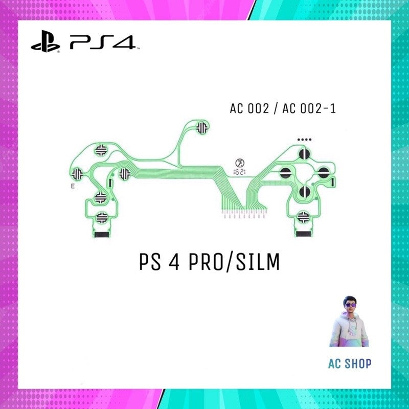 แผงวงจรจอย Dualshock 4 สินค้าคุณภาพดี จัดส่งภายใน 24 hr เหมาะสําหรับจอย PS 4 ที่บางปุ่มกดไม่ได้
