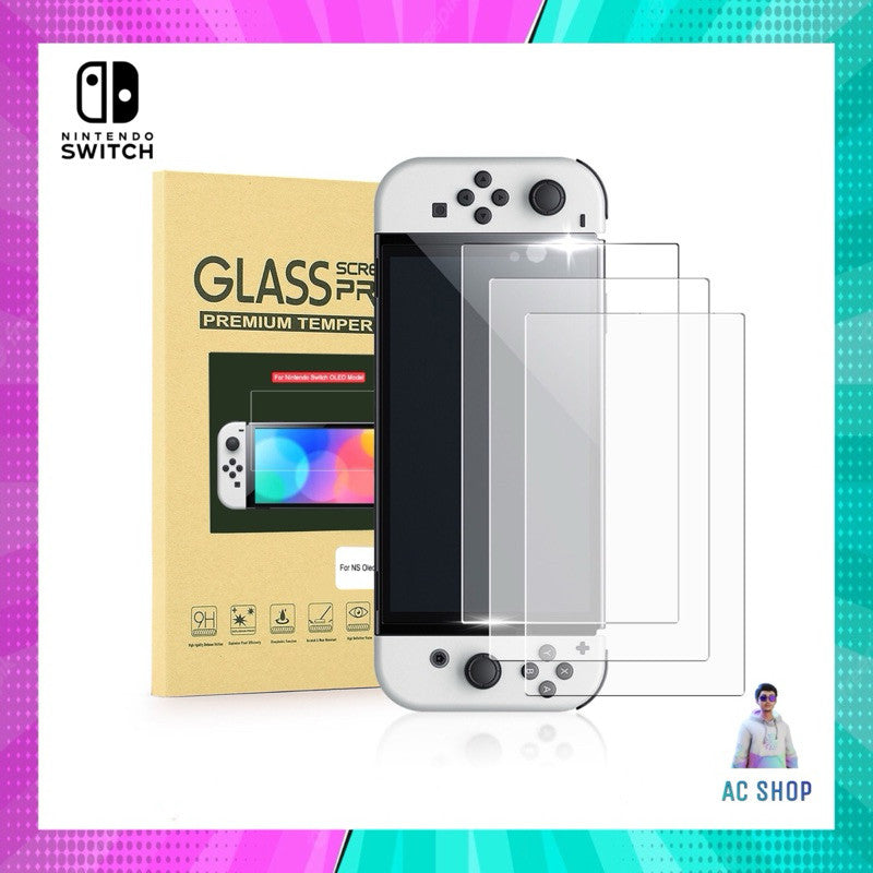 ฟิล์มกระจก Nintendo Switch OLED ป้องกันรอยขีดข่วน จัดส่งไวภายใน 24 hr.