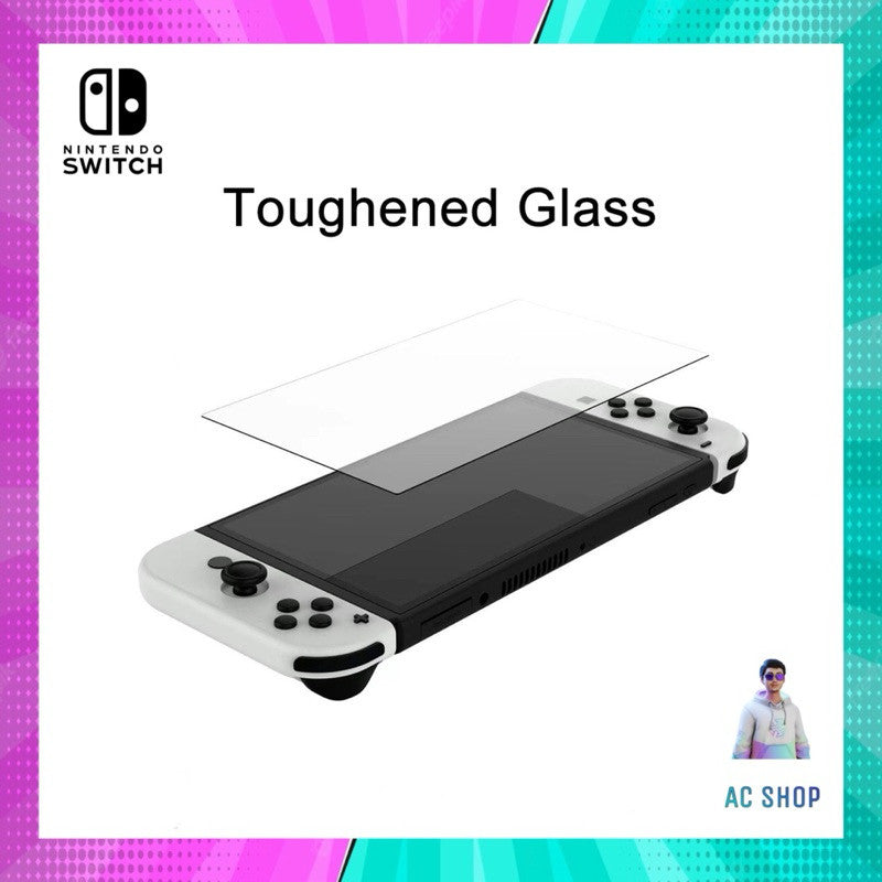 ฟิล์มกระจก Nintendo Switch OLED ป้องกันรอยขีดข่วน จัดส่งไวภายใน 24 hr.