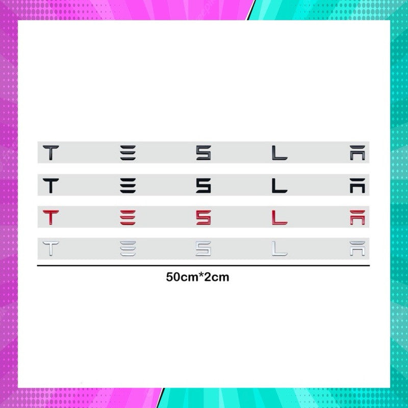 Sticker Tesla สติ๊กเกอร์เทสล่า เหมาะสําหรับ Tesla model 3,Y,S,X จัดส่งภายใน 24 hr