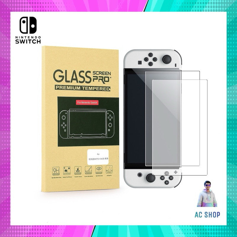 ฟิล์มกระจก Nintendo Switch OLED ป้องกันรอยขีดข่วน จัดส่งไวภายใน 24 hr.
