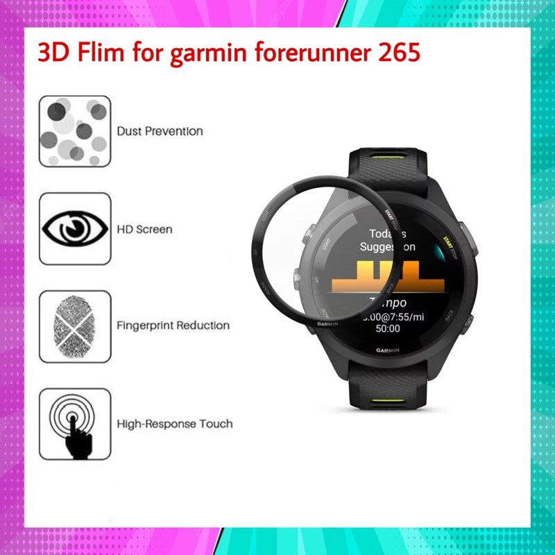ฟิล์ม Garmin 165/265/265S/570/965/970 และ venu 3/3S/4 ฟิล์ม 3D สินค้าในไทย 🇹🇭 จัดส่งภายใน 24 hr.