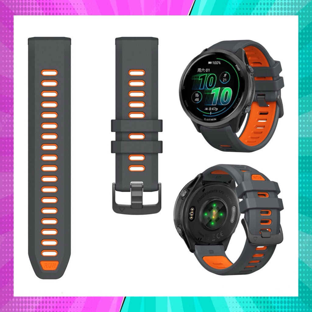 สาย Garmin Quick Fit 22 mm. ใช้สําหรับ Garmin รุ่น Forerunner 970/965/955/940/935 จัดส่งภายใน 24 hr.