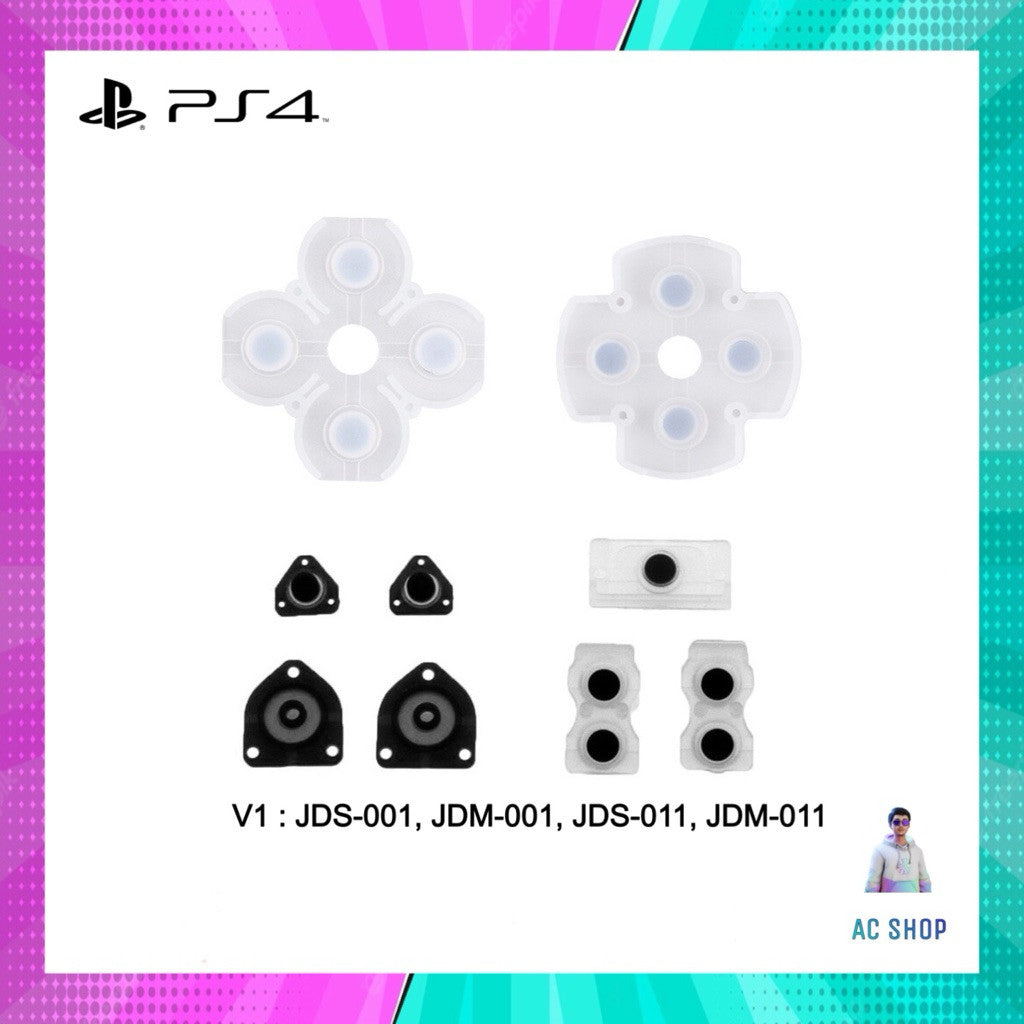 ยางรองปุ่ม PS4 V1/V2/V3/V4/V5 สินค้าในไทย จัดส่งภายใน 24 hr.