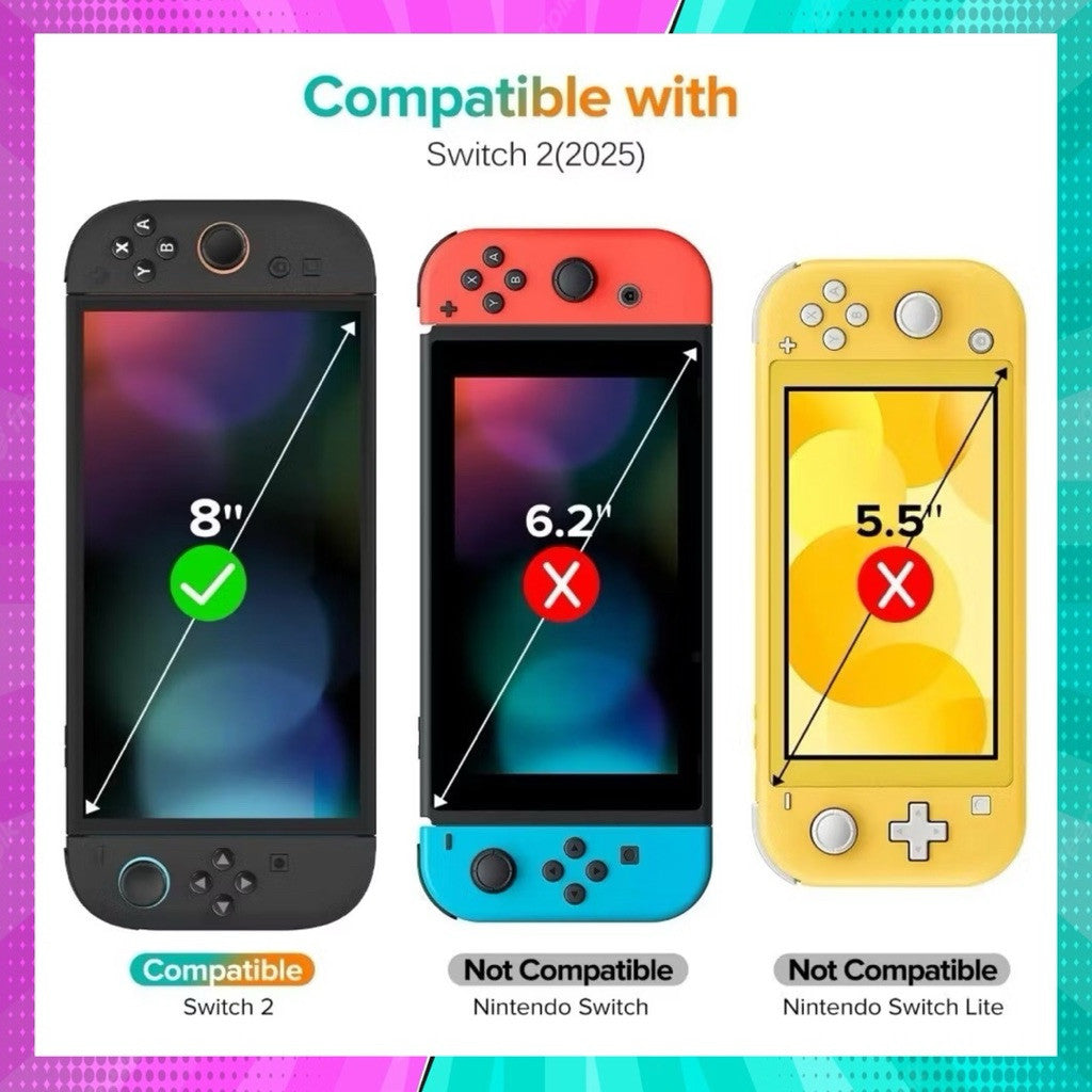 ฟิลม์จอย Nintendo Switch 2 สินค้าคุณภาพสูง ทนทาน สินค้าในไทย 🇹🇭 จัดส่งภายใน 24 hr.