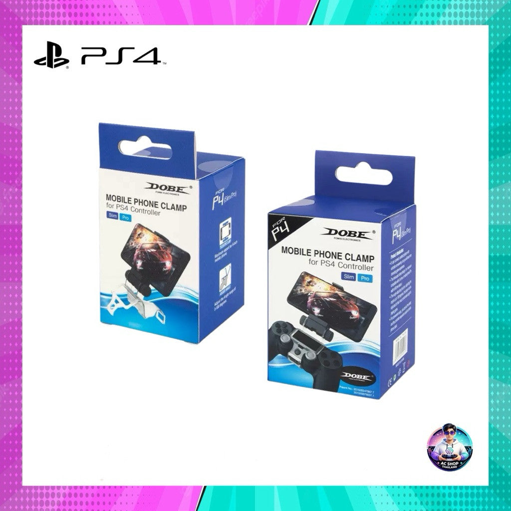 ที่จับโทรศัพท์ สําหรับจอย PS4 Controller ยี่ห้อ DOBE สินค้าในไทย จัดส่งภายใน 24 hr.